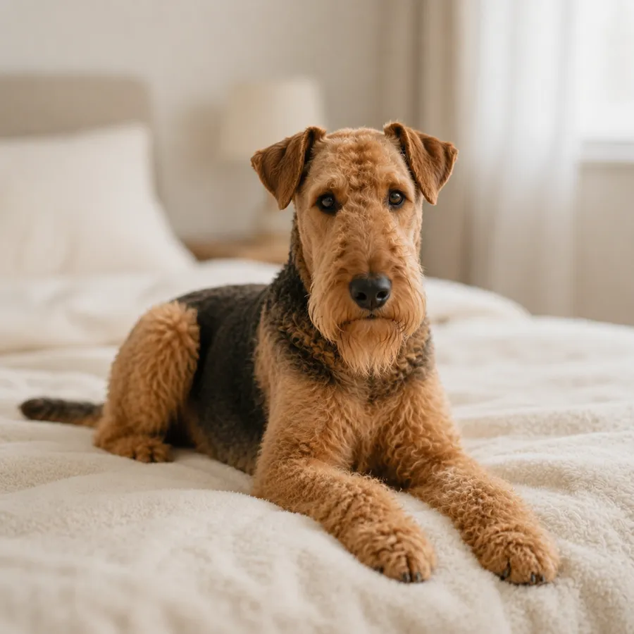 A Airedale Terrier