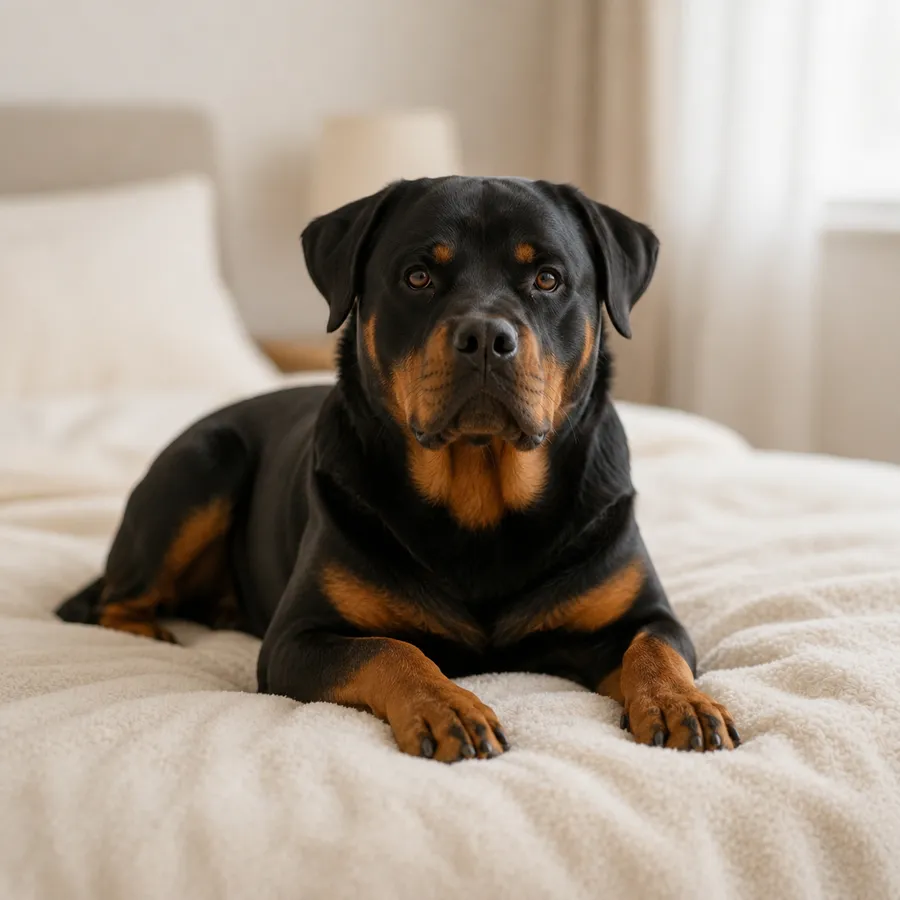 A Rottweiler