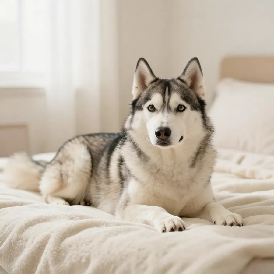A Siberian Husky