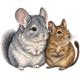 Chinchillas & degus